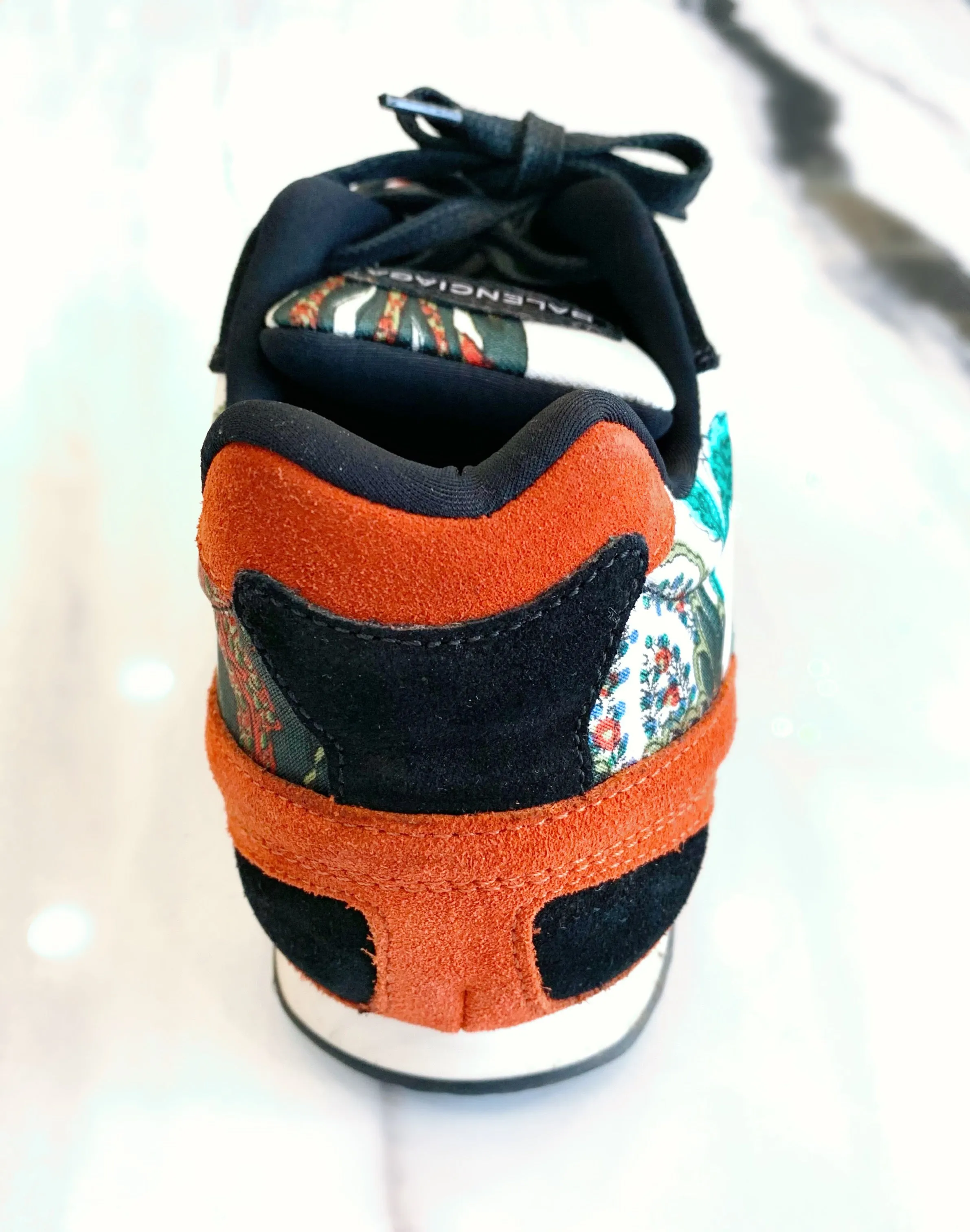 BALENCIAGA MULTICOLOR FABRIC SUEDE SNEAKERS