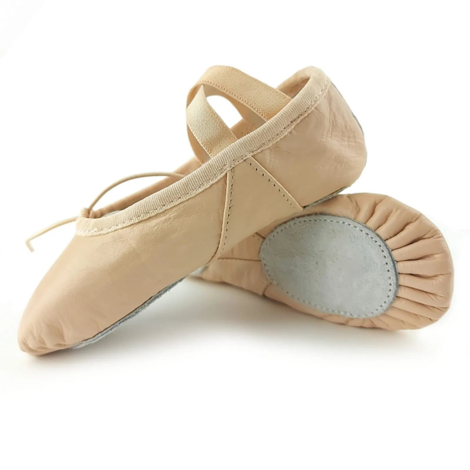 Ballet Dance Shoes Split Sole Pink Ballet Shoes Flat canvas Leather