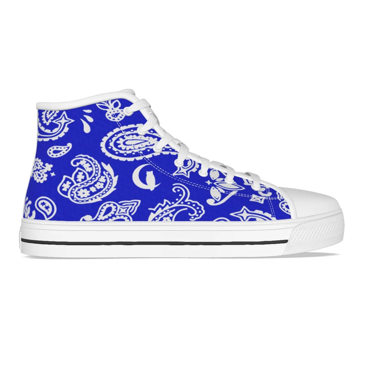 BANDANA PAISLEY Cs'UP High Canvas Shoes