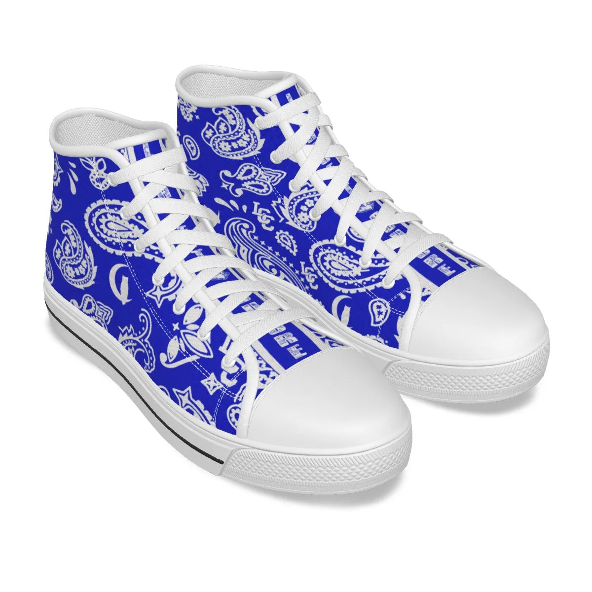 BANDANA PAISLEY Cs'UP High Canvas Shoes