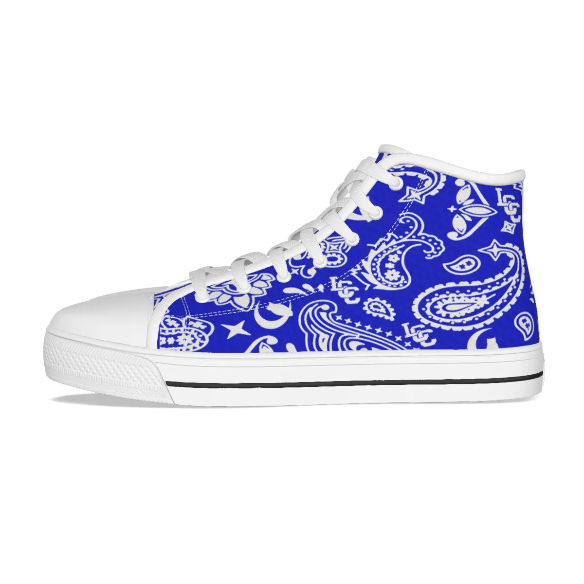 BANDANA PAISLEY Cs'UP High Canvas Shoes