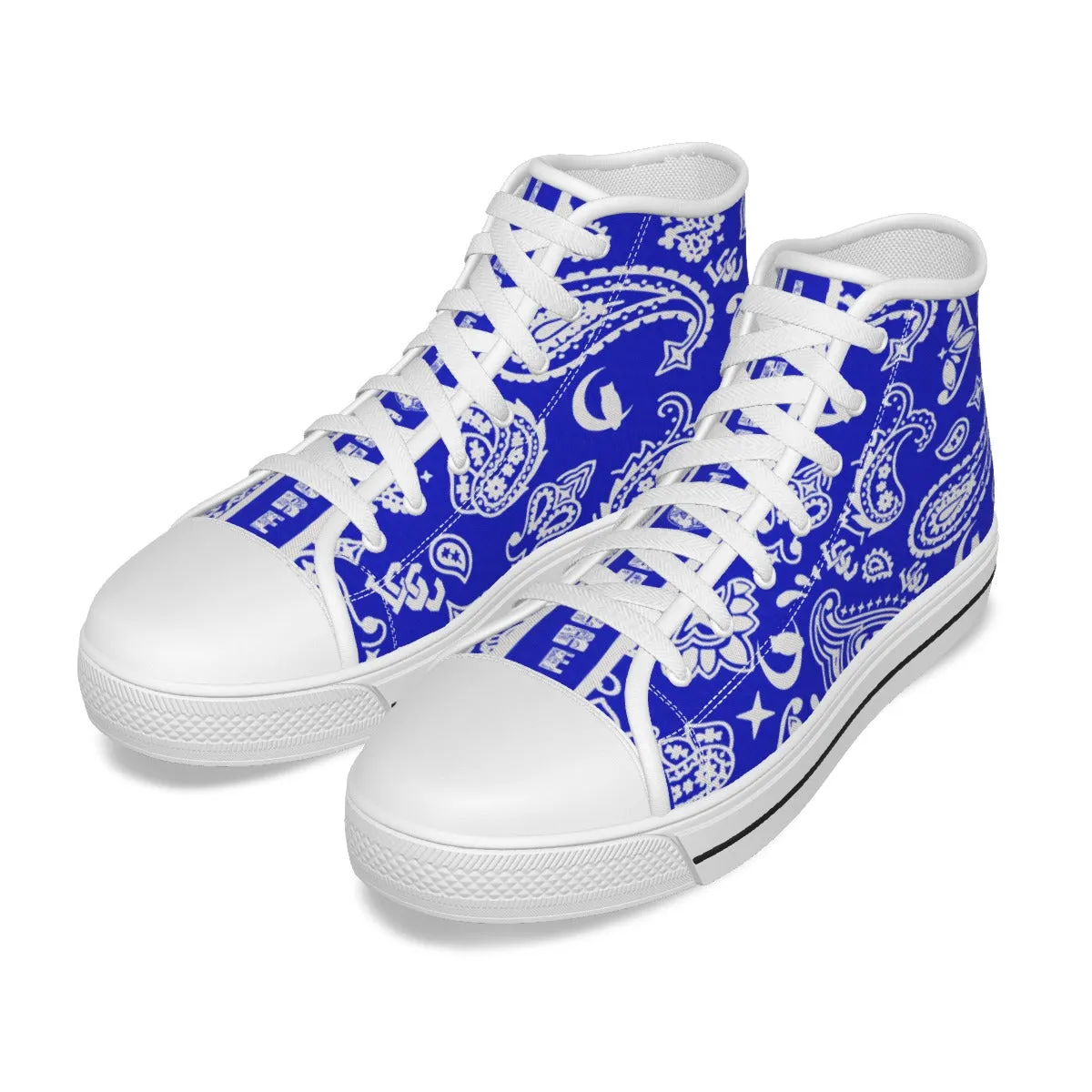 BANDANA PAISLEY Cs'UP High Canvas Shoes