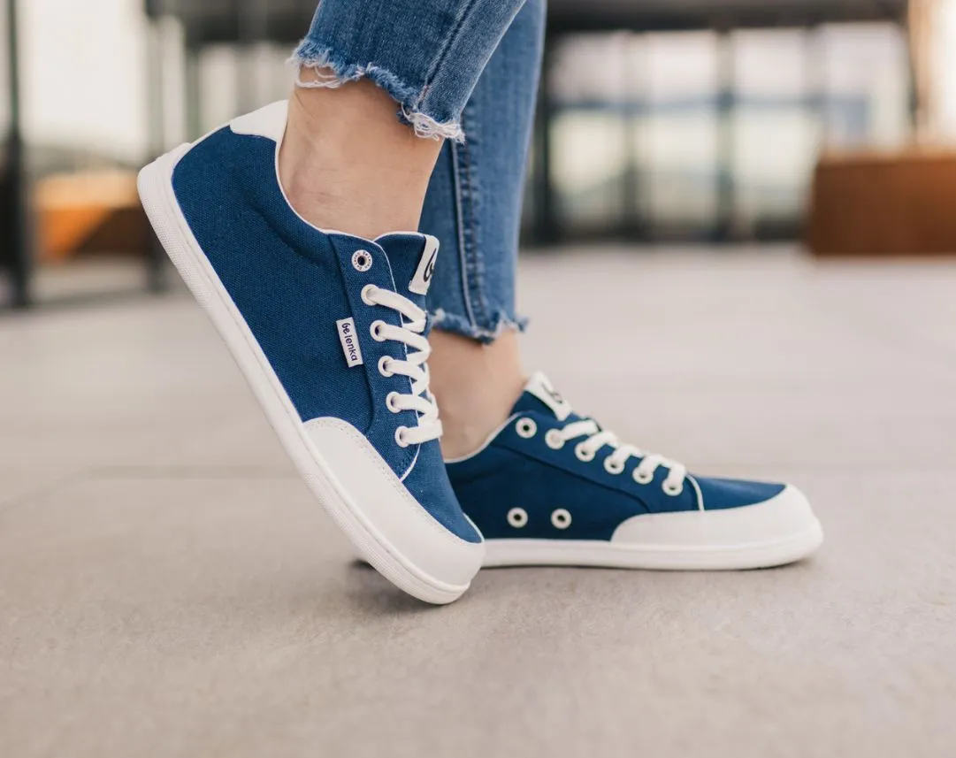 Barefoot Sneakers Be Lenka Rebound - Dark Blue & White Clearance