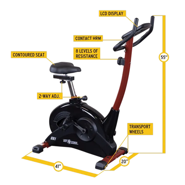 Best Fitness Upright Bike