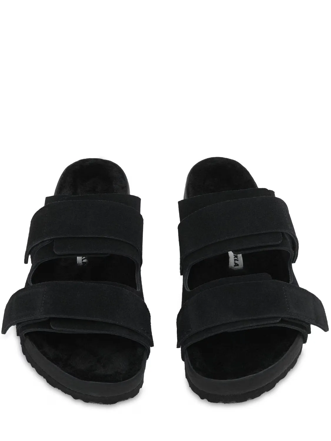 BIRKENSTOCK TEKLA UJI SUEDE SANDAL BLACK