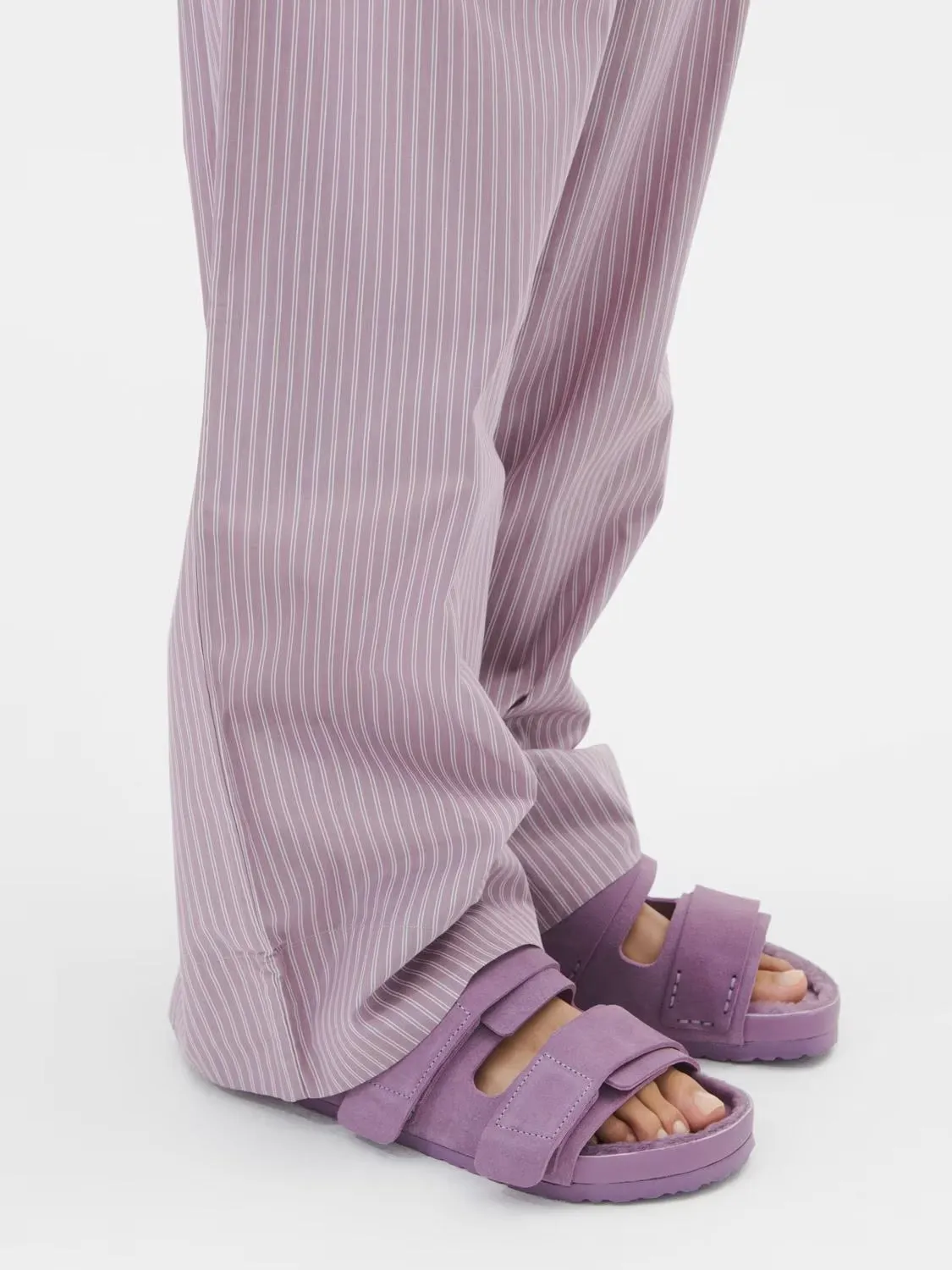 BIRKENSTOCK TEKLA UJI SUEDE SANDAL PURPLE