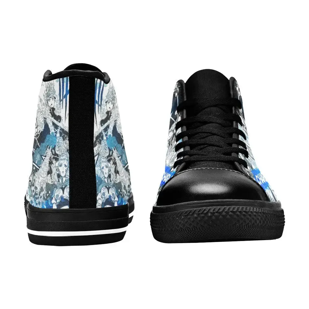 Black Clover Charlotte Roselei Shoes High Tops Sneakers for Kids and Adults