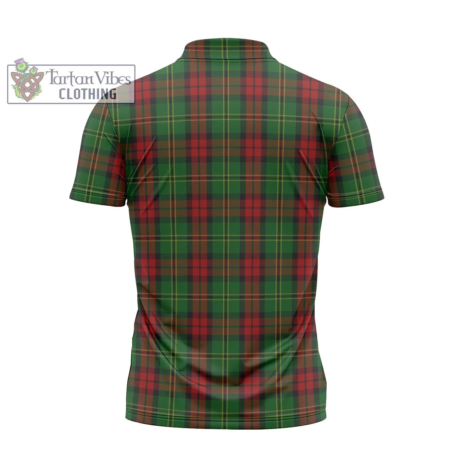 Blackstock Hunting Tartan Zipper Polo Shirt