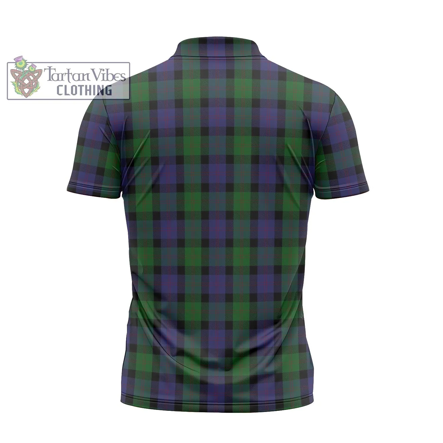 Blair Tartan Zipper Polo Shirt