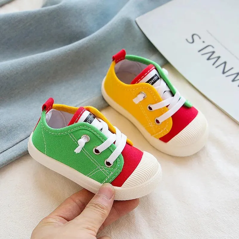 Boys Girls Unisex Children Toddler Casual Shoes AS0146 Canvas Sneakers