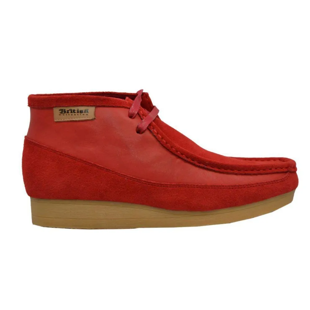 British Walkers New Castle Wallabee Boots Men's Suede and Leather