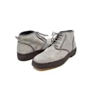 British Walkers Playboy Kaydence Men's Gray Suede