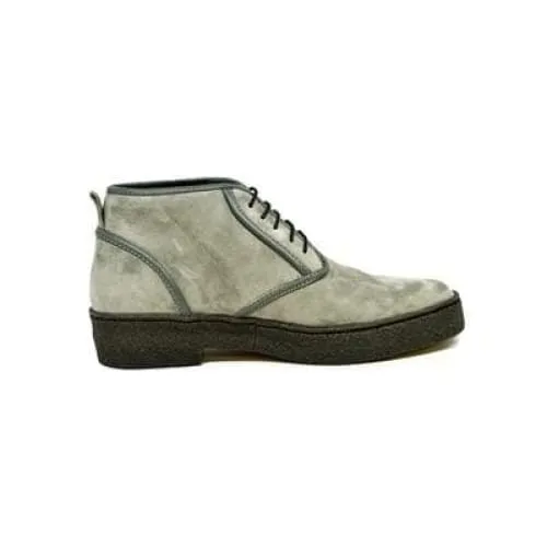 British Walkers Playboy Kaydence Men's Gray Suede