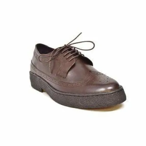 British Walkers Wingtip Low Cut Men's Brown Leather Oxfords