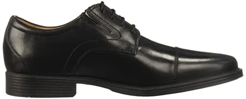 Clarks Men's Whiddon Cap Oxford, Black Leather 9 Pair of Shoes