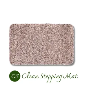 Clean Stepping Tan Mat - Traps Mud & Dirt to Protect Floors