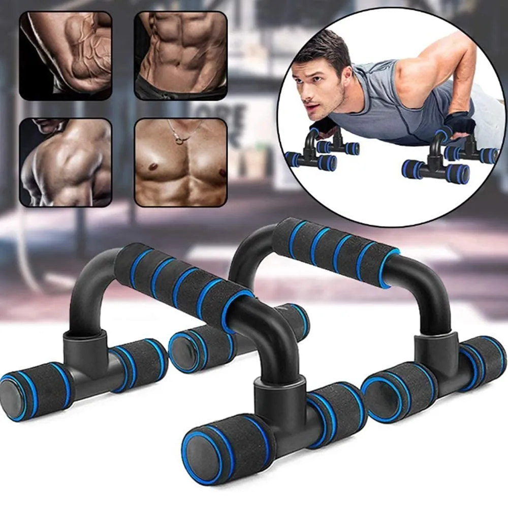 Combo Full Body Exerciser Ab Wheel Plastic Pushup Bar  (Pack of 2)