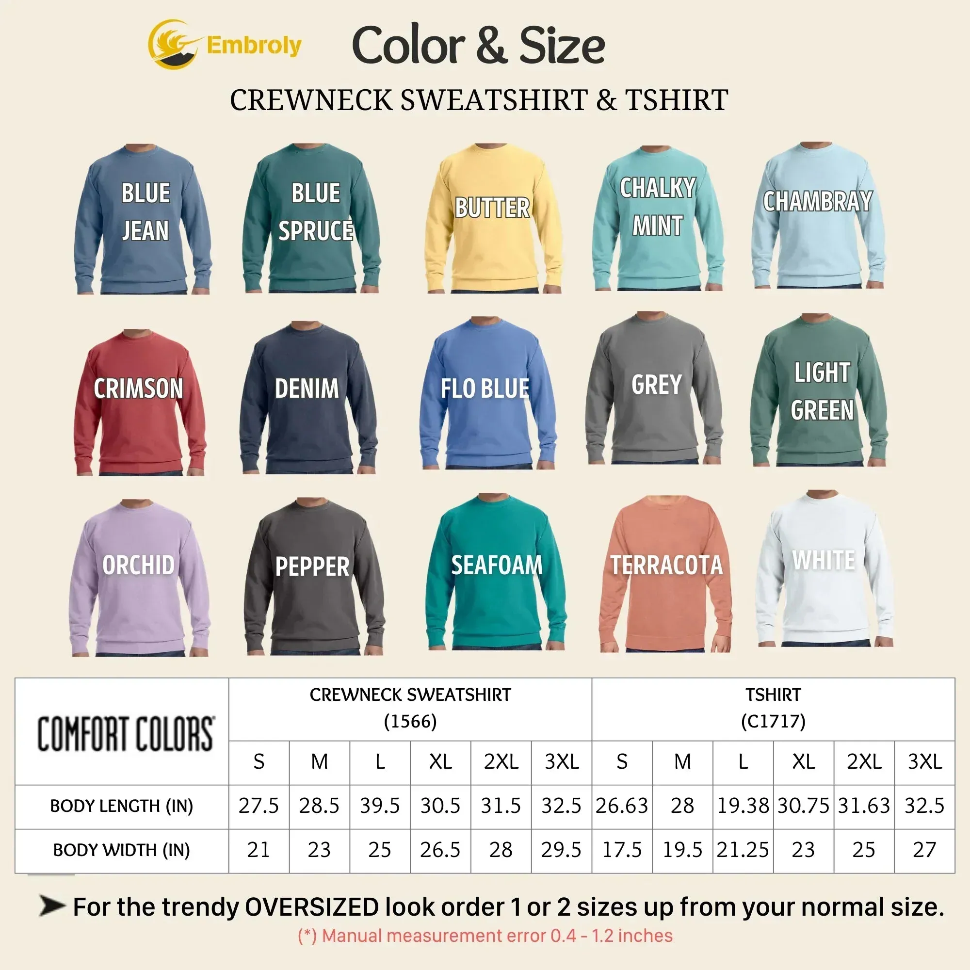 Comfort Color® Embroidered Christian Gym Shirt