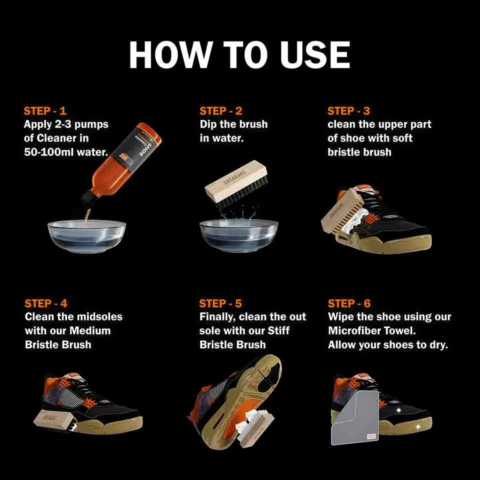 Complete Shoe Cleaning Kit