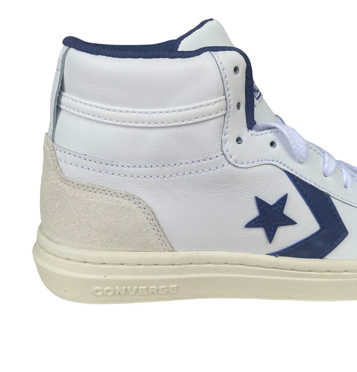 Converse scarpa sneakers alta da uomo Pro Blaze Classic A07099C bianco-blu