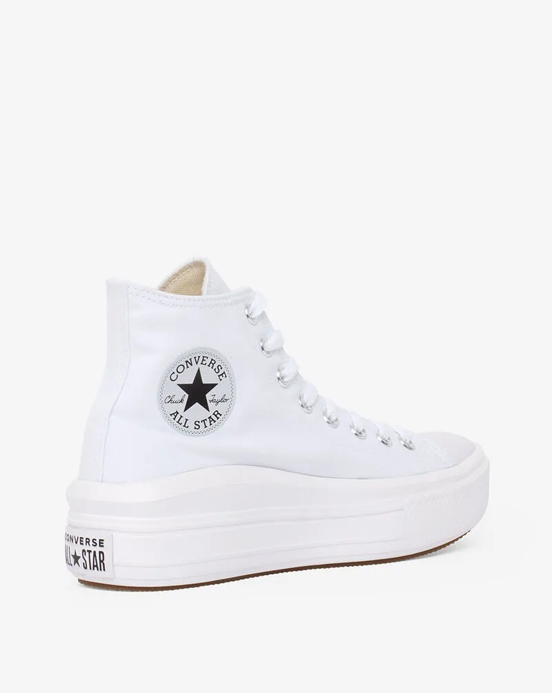 Converse Women's Chuck Taylor All Star Move Platform White/Natural Ivory/Black 568498C