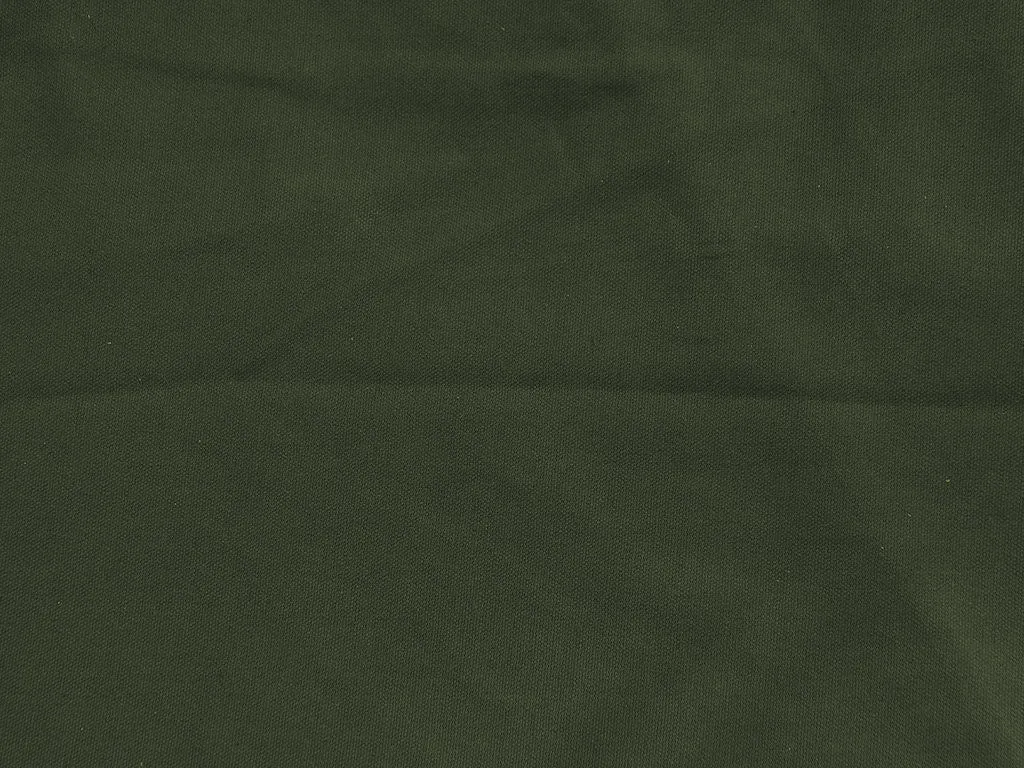 Dark Olive Green Plain Heavy Cotton Canvas Fabric