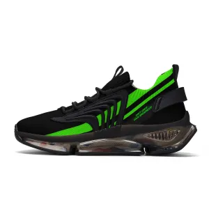 DCYG X2 Green & Black Air Max React Sneakers - Black