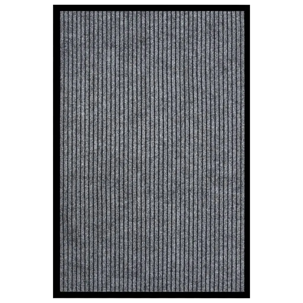 Doormat Striped Grey 80x120 cm