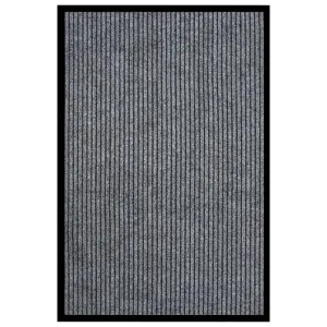 Doormat Striped Grey 80x120 cm