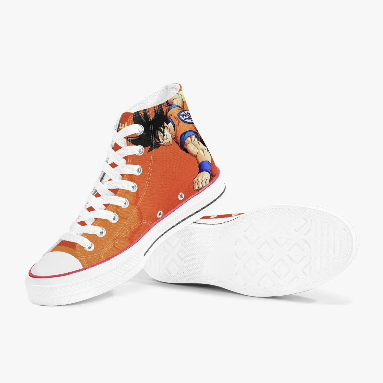 Dragonball Z Goku Kintoun A-Star High White Anime Shoes