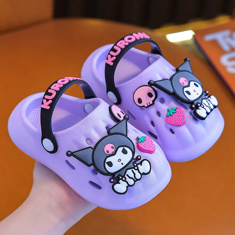 Dunnmall Clow M Hole Shoes Children's Slippers Boys and Girls Summer Non-Slip Outdoor Slippers Child Baby Kindergarten