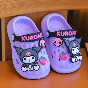 Dunnmall Clow M Hole Shoes Children's Slippers Boys and Girls Summer Non-Slip Outdoor Slippers Child Baby Kindergarten