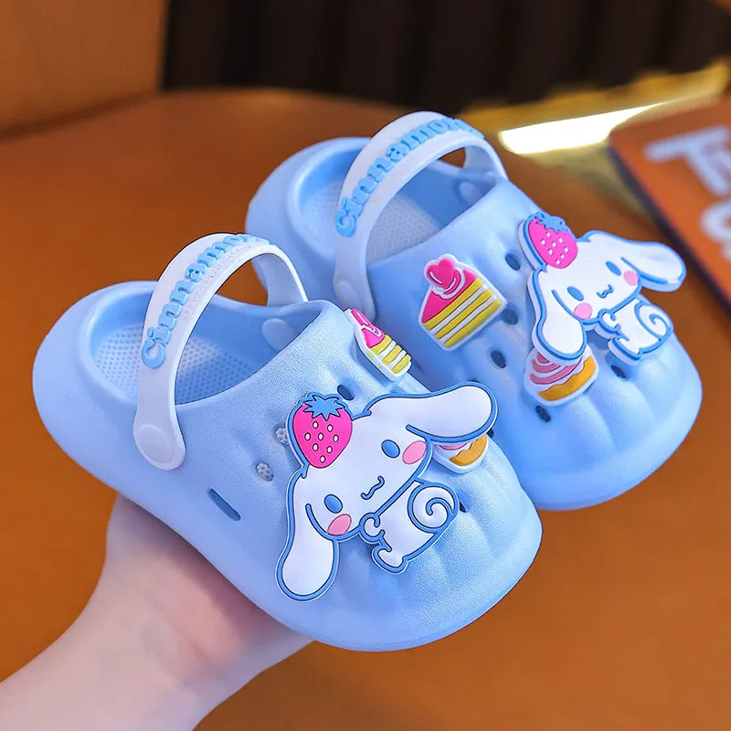 Dunnmall Clow M Hole Shoes Children's Slippers Boys and Girls Summer Non-Slip Outdoor Slippers Child Baby Kindergarten