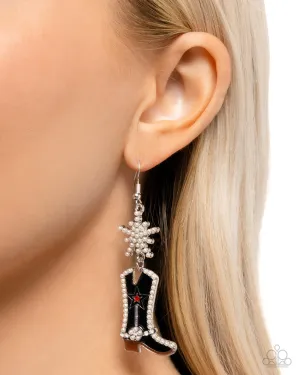 Earrings Compelling Cowboy - Black E2311 WESTERN