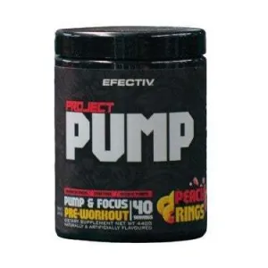 Efectiv Nutrition Project Pump, Peach Rings - 440 grams