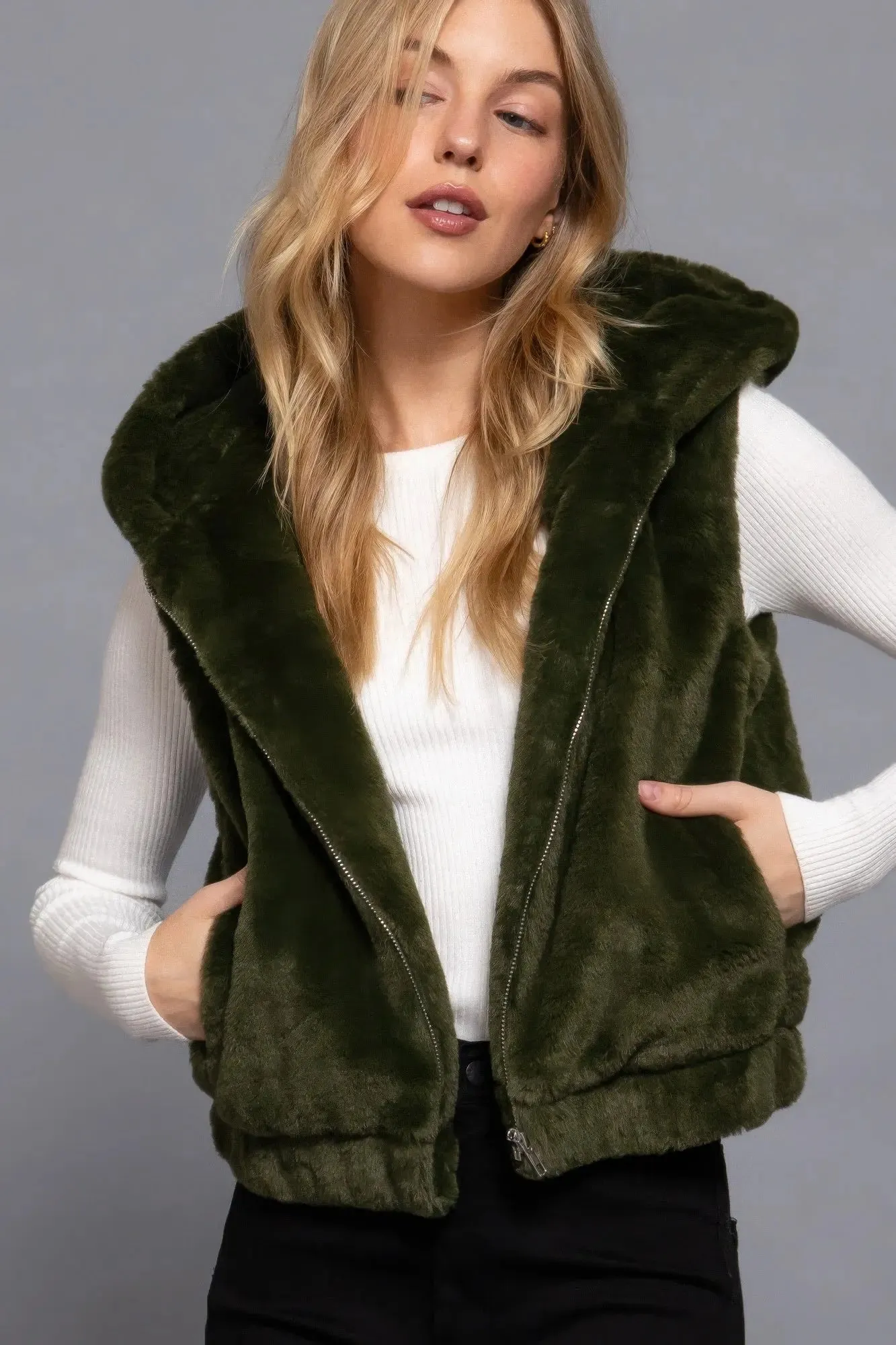 Faux Fur Vest