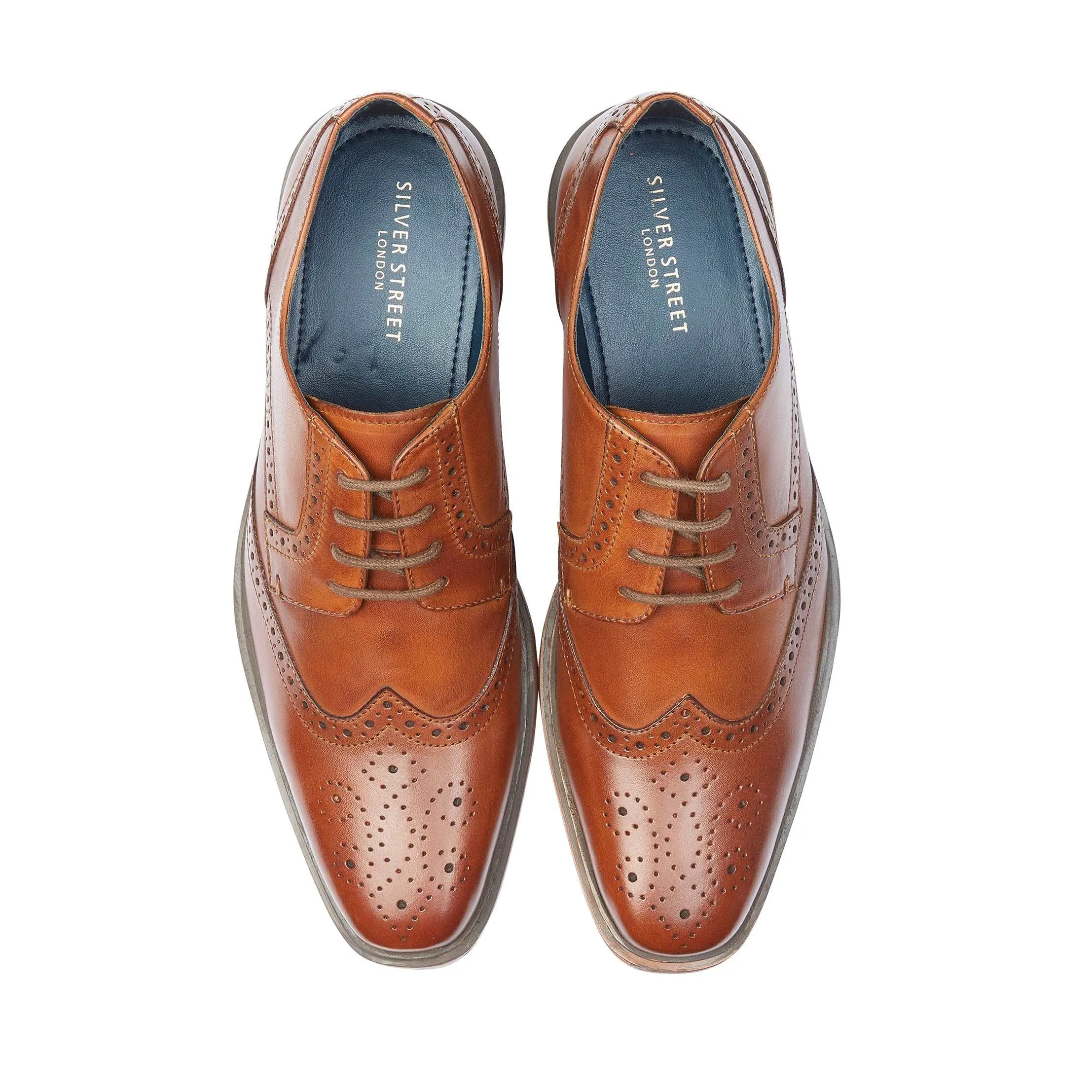 Field Leather Brogue Shoe - Tan