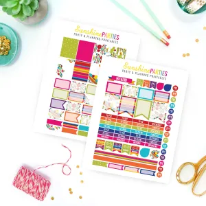 Fiesta Planner Stickers | Organizer Planner Stickers