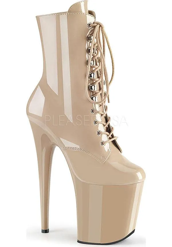 FLAMINGO-1020 [Patent Nude] | PLATFORM BOOTS [PREORDER]