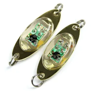 Flash Lamp 6 cm/2.4 inch LED Deep Drop Underwater Eye Shape Fishing Squid Fish Lure Light