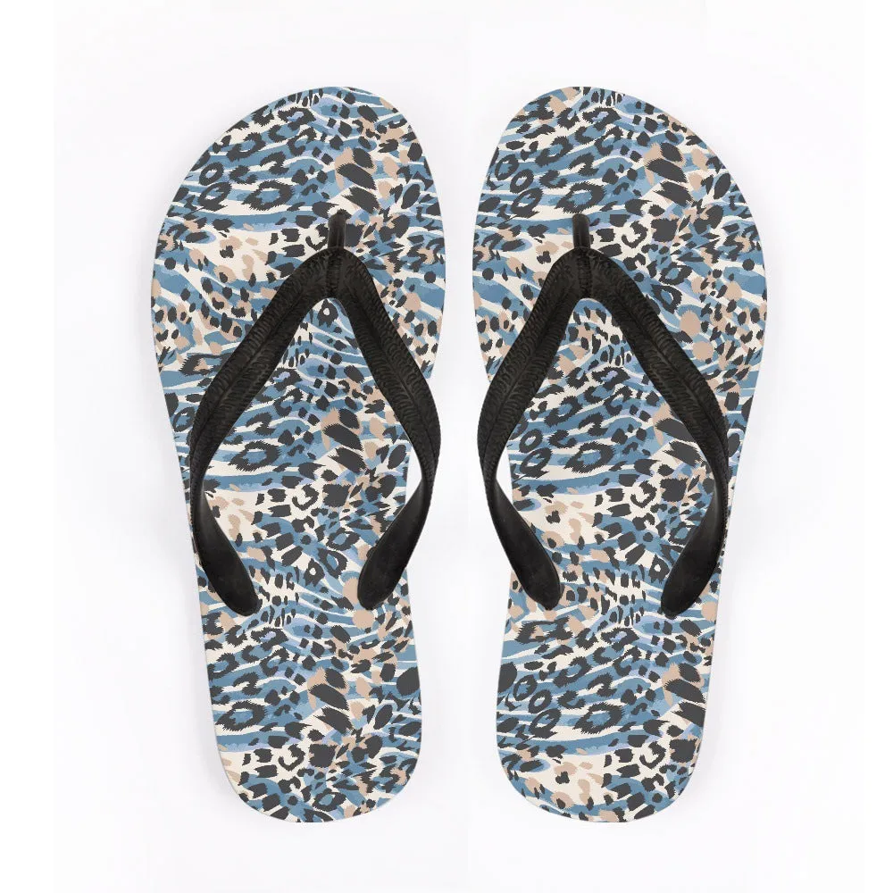 Flip Flops Animal Texture Outdoor Beach Leisure Flip-flops