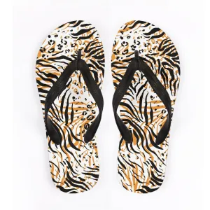 Flip Flops Animal Texture Outdoor Beach Leisure Flip-flops