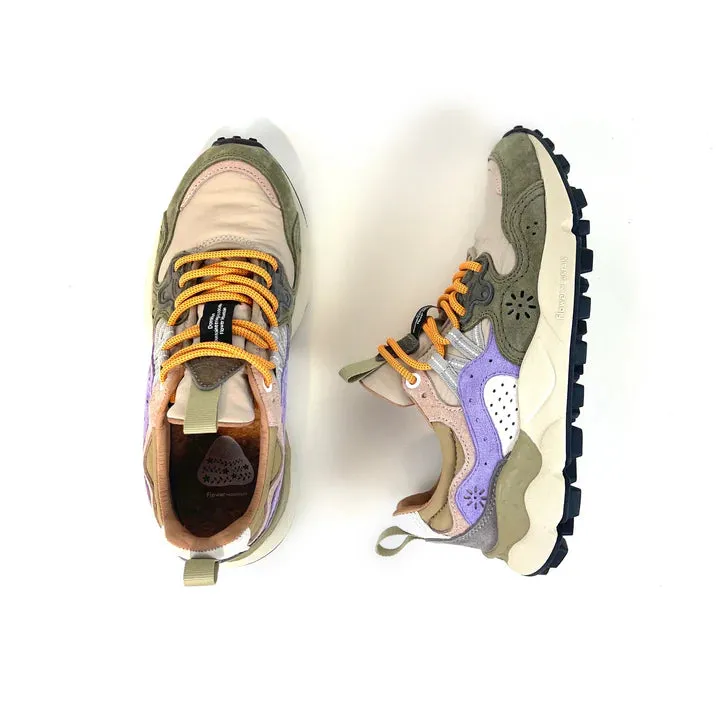 Flower Mountain - Yamano 3 Sneaker (Militare - Taupe - Violet)