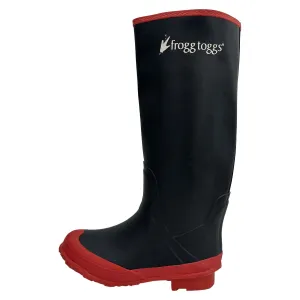 Frogg Toggs Mens 16" Black and Red Waterproof Rubber Utility Boot