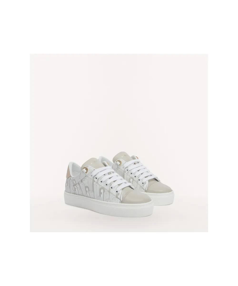 FURLA HIKAIA LOW LACE-UP SNEAKERS