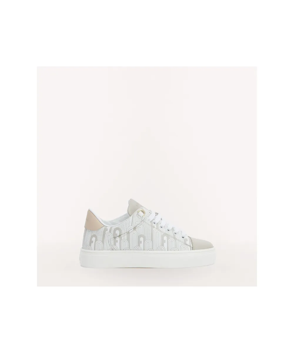 FURLA HIKAIA LOW LACE-UP SNEAKERS