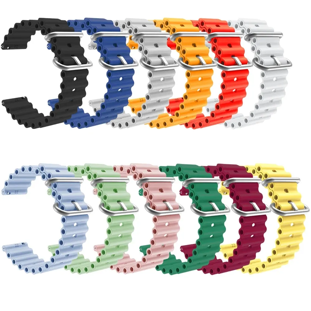 Garmin Approach S12 compatible Silicone Ocean Bands Watch Straps