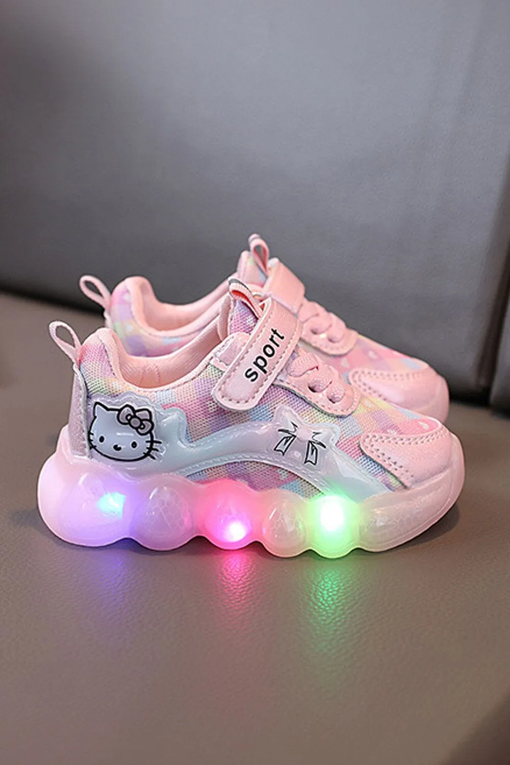 Girl's LED Light-Up Sneakers