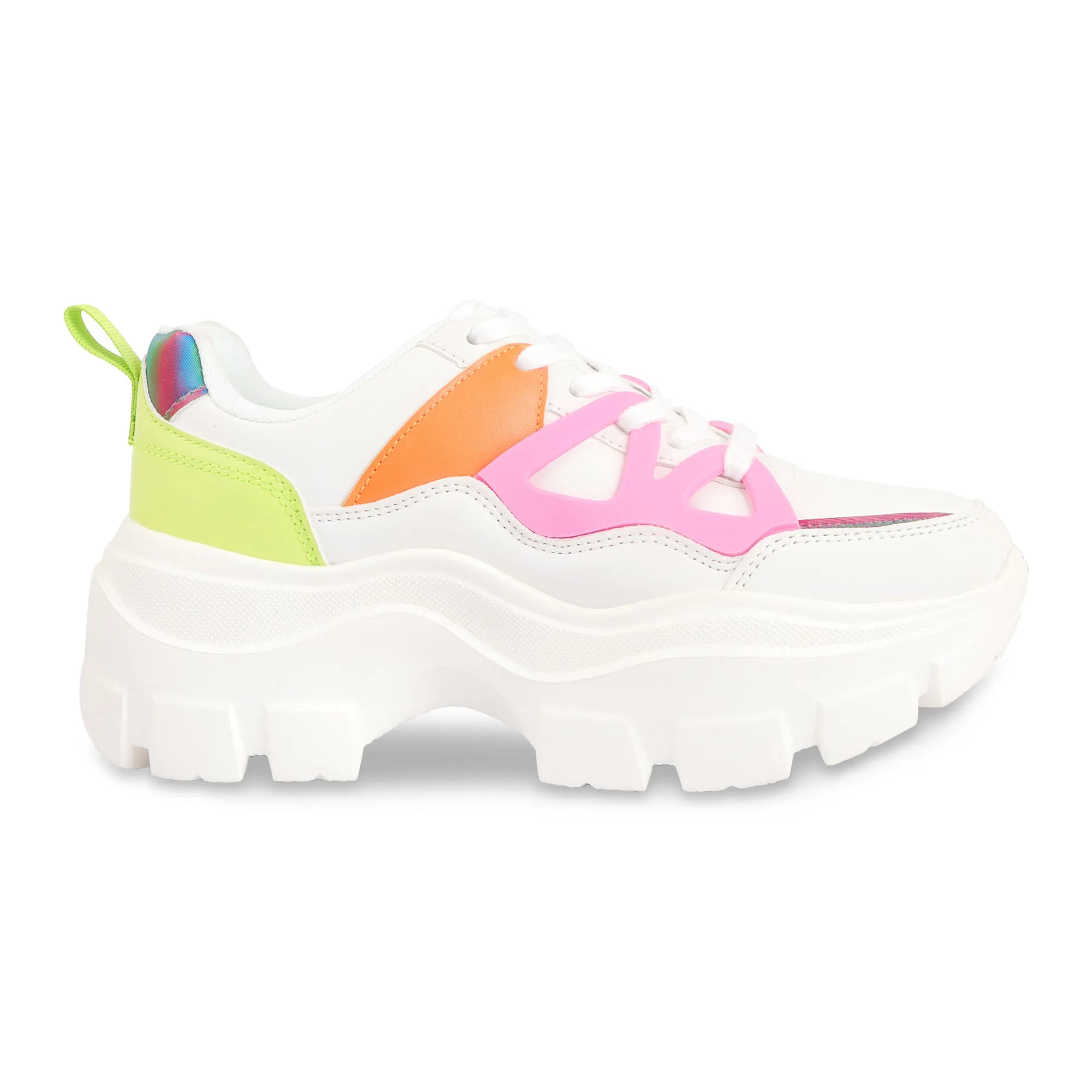 Hamster London Marcella Retro White Party Sneakers