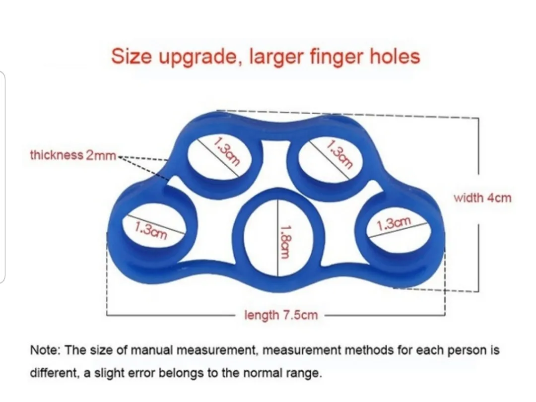 Hand Finger Training Orange Band. (comes in different colours for tensions.)